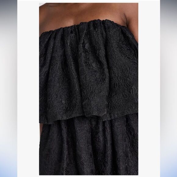 Ulla Johnson Oui Dress Noir - Strapless Mini Dress - Picture 5 of 11